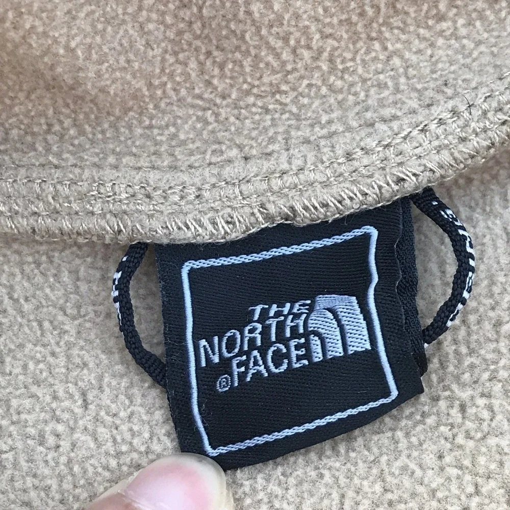 The North Face Pullover Brown Mens M Jacket Full Zip Chest Pocket Outdoor Hiking